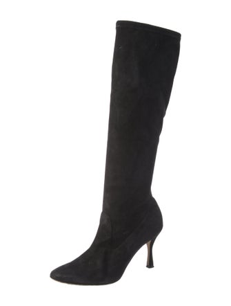 Manolo Blahnik Suede Boots