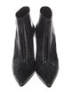 Manolo Blahnik Snakeskin Animal Print Lace-Up Boots