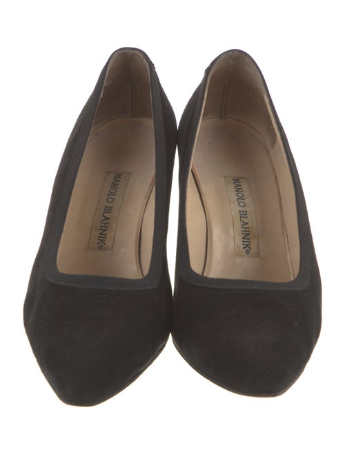 Manolo Blahnik Suede Pumps
