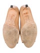 Manolo Blahnik Leather Grosgrain Trim Pumps