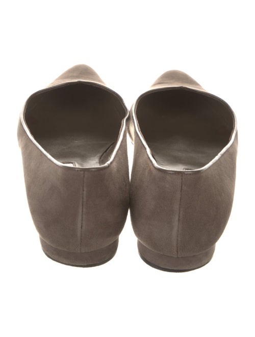 Manolo Blahnik Suede Flats