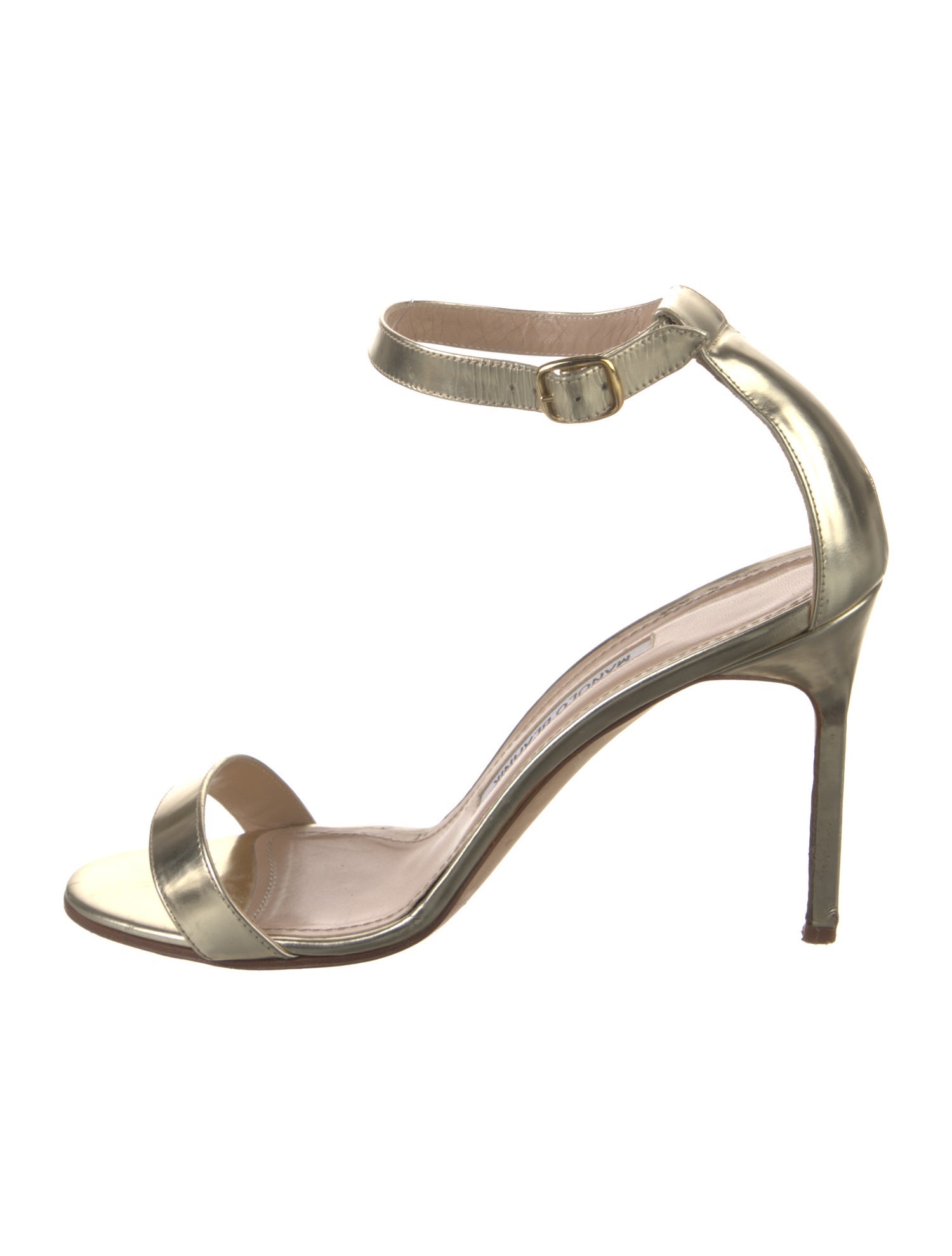 Manolo Blahnik Chaos Leather Sandals