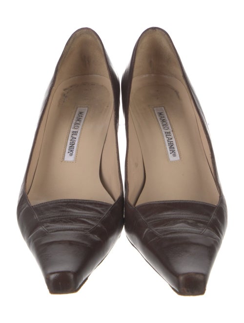 Manolo Blahnik Leather Pumps