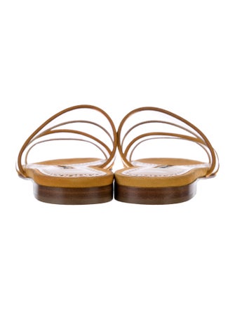 Manolo Blahnik Suede Slides