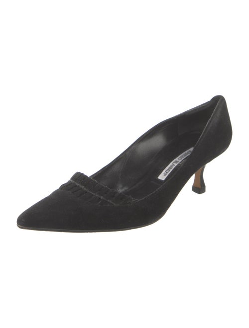Manolo Blahnik Suede Pumps