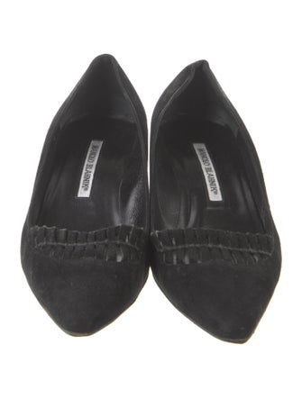Manolo Blahnik Suede Pumps