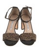 Manolo Blahnik Suede Sandals