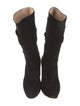Manolo Blahnik Suede Slouch Boots