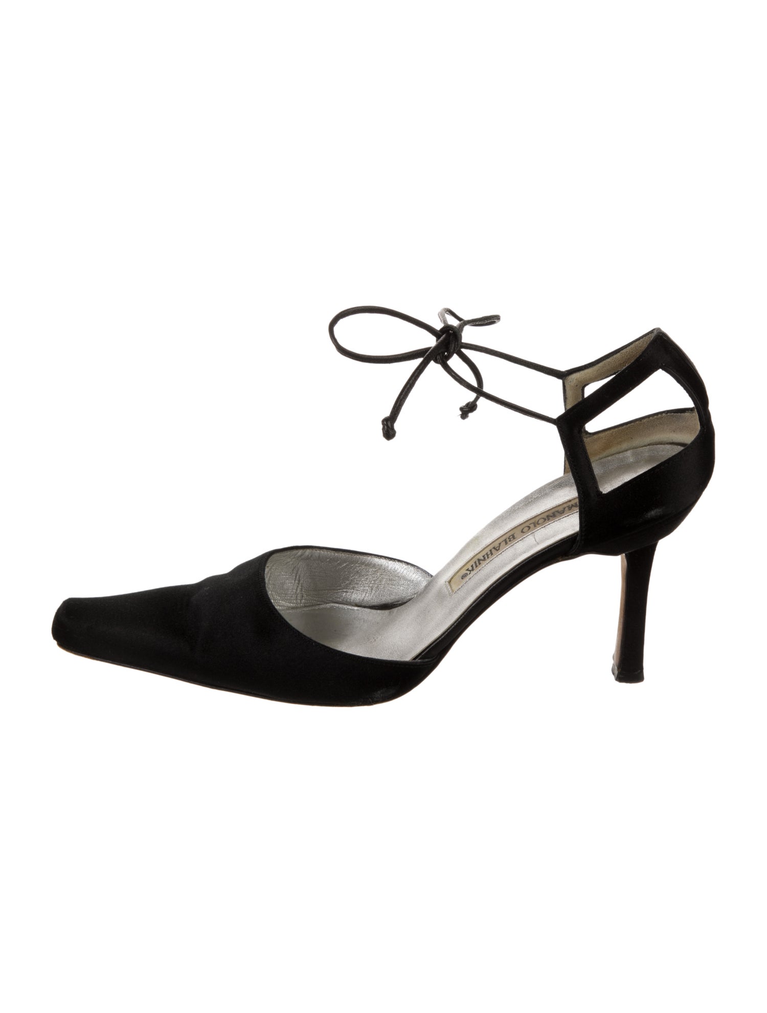 Manolo Blahnik Satin Pumps