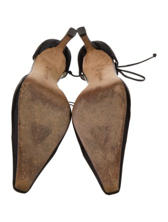 Manolo Blahnik Satin Pumps