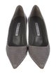 Manolo Blahnik Snakeskin Pumps