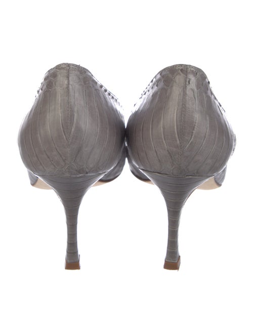 Manolo Blahnik Snakeskin Pumps