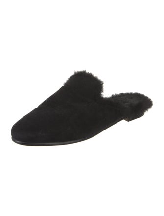 Manolo Blahnik Suede Slides