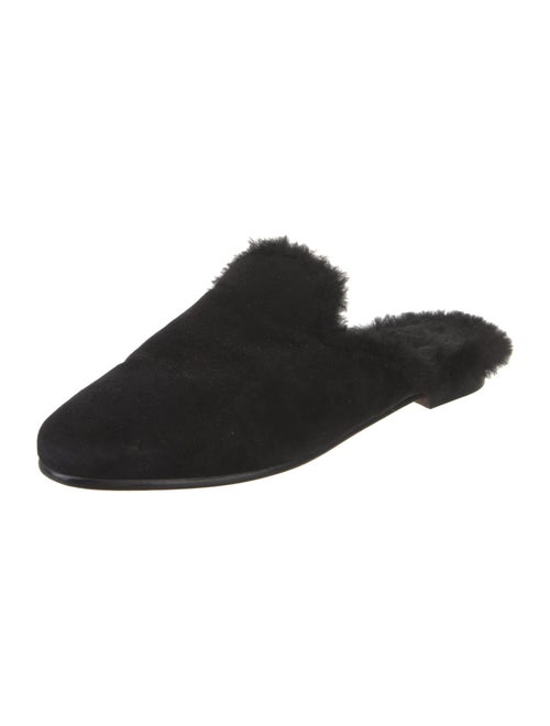 Manolo Blahnik Suede Slides