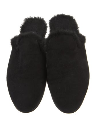 Manolo Blahnik Suede Slides