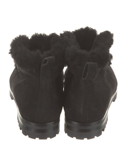 Manolo Blahnik Mircusies Suede Lace-Up Boots