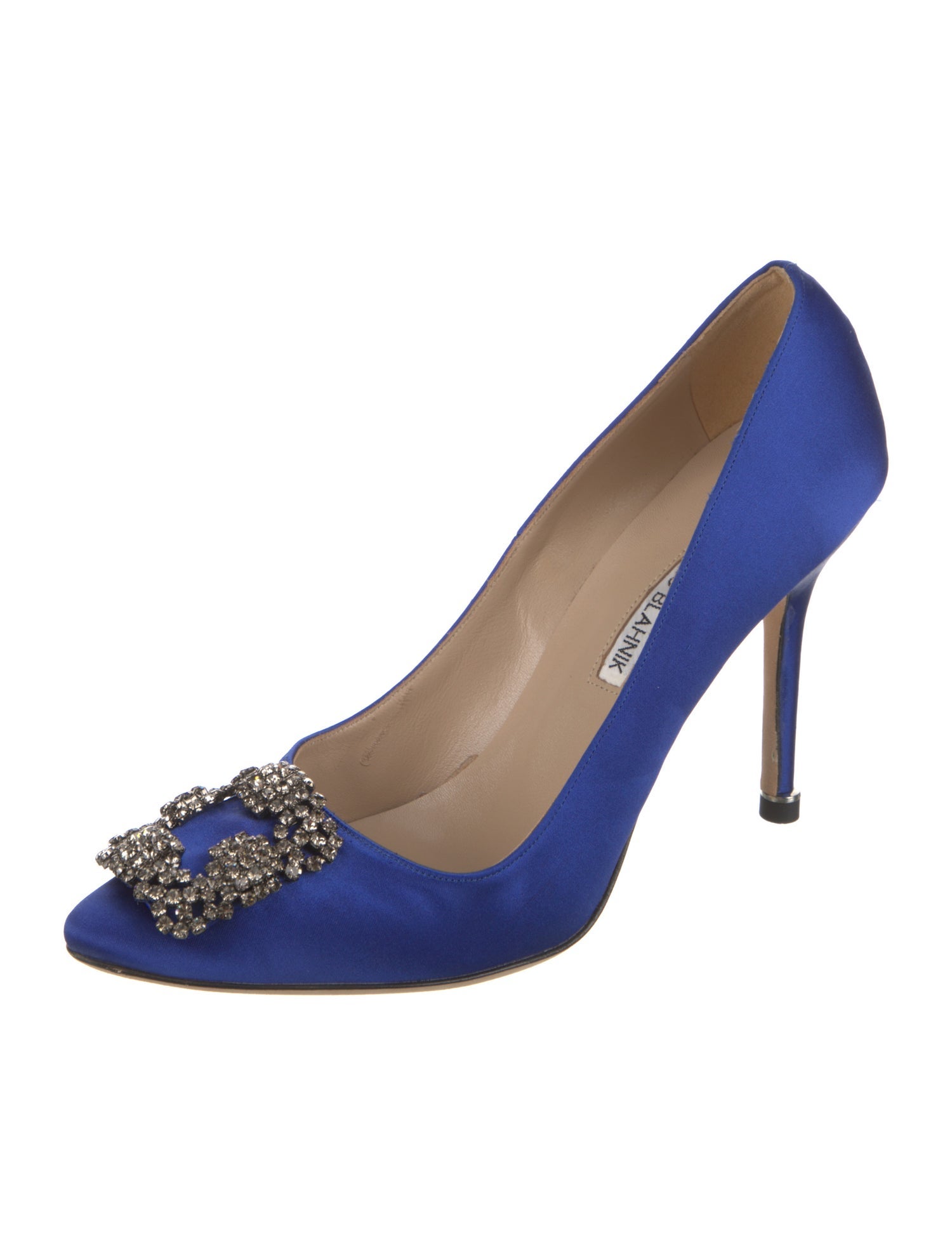 Manolo Blahnik Hangisi Satin Pumps