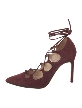 Manolo Blahnik Suede Pumps