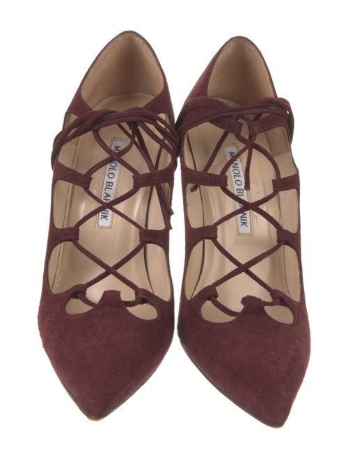 Manolo Blahnik Suede Pumps
