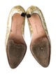 Manolo Blahnik Patent Leather Animal Print Pumps