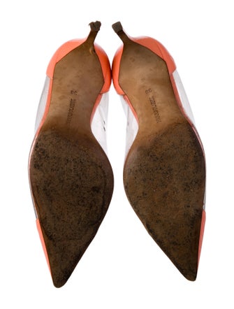 Manolo Blahnik Patent Leather D'Orsay Pumps