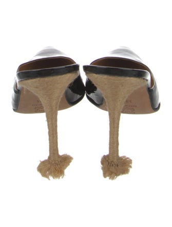 Manolo Blahnik Leather Mules