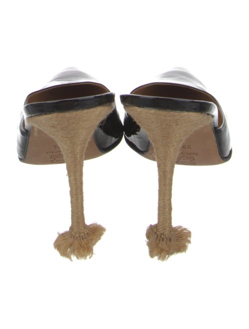 Manolo Blahnik Leather Mules