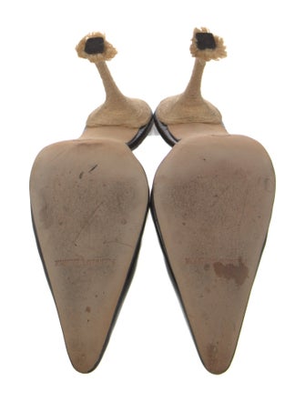 Manolo Blahnik Leather Mules