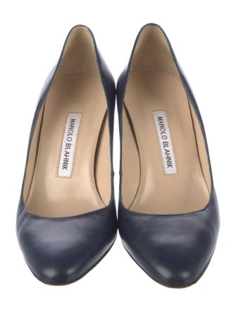 Manolo Blahnik Leather Pumps