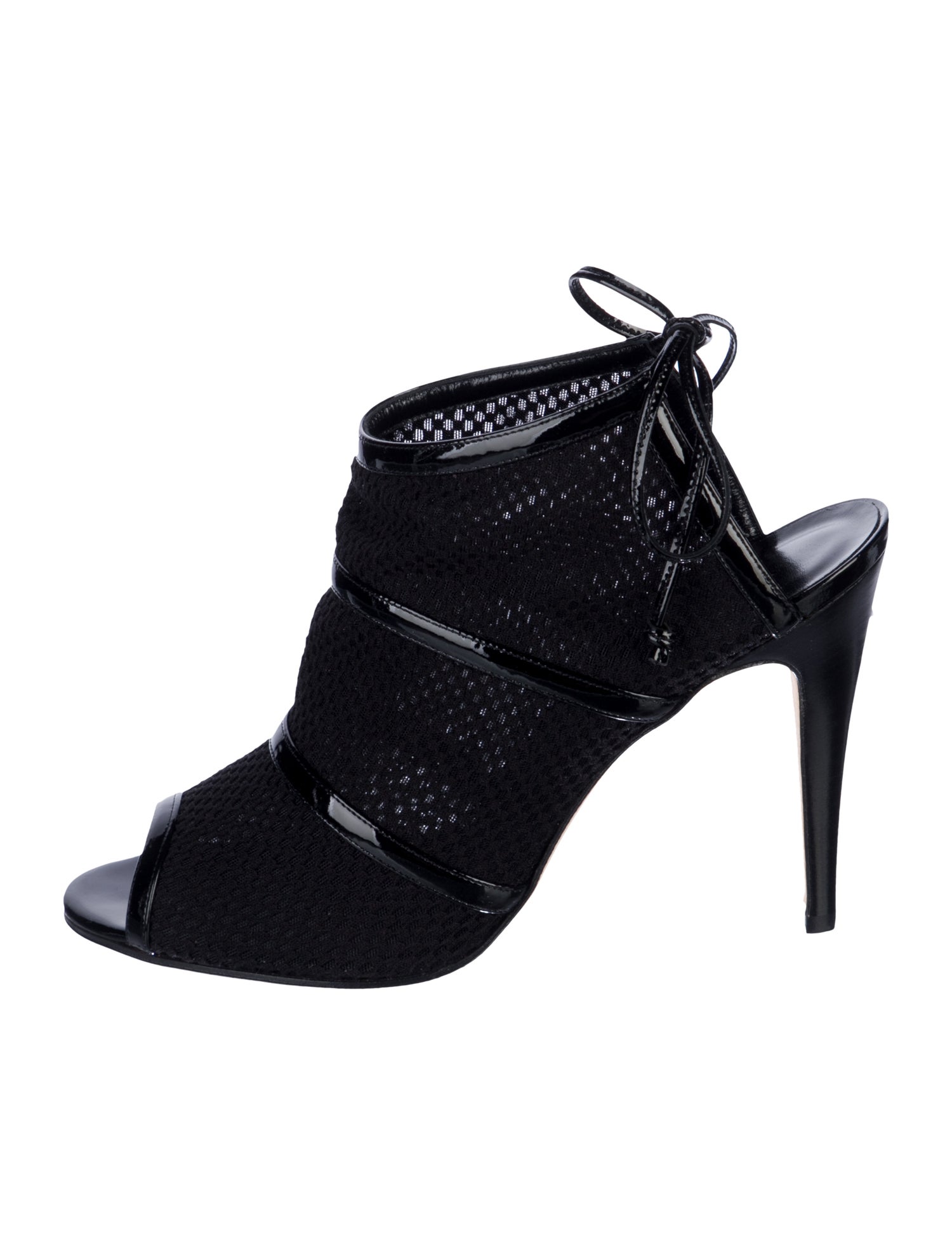 Manolo Blahnik Mesh Accents Slingback Pumps