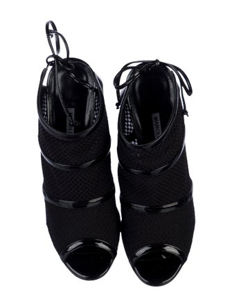 Manolo Blahnik Mesh Accents Slingback Pumps