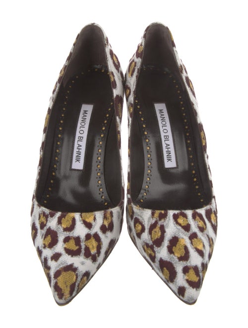 Manolo Blahnik Animal Print Pumps