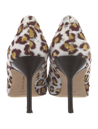 Manolo Blahnik Animal Print Pumps