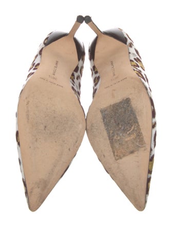 Manolo Blahnik Animal Print Pumps
