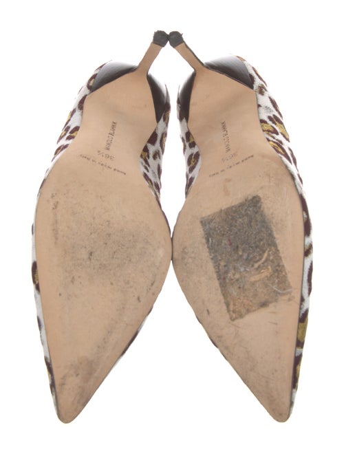 Manolo Blahnik Animal Print Pumps