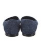 Manolo Blahnik Denim Flats