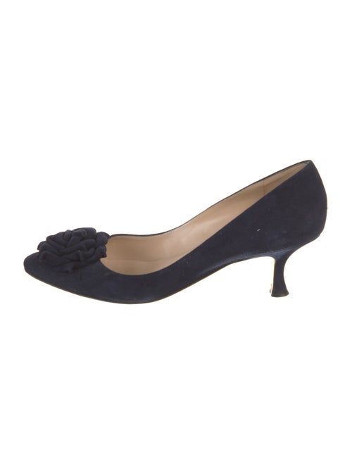 Manolo Blahnik Suede Pumps