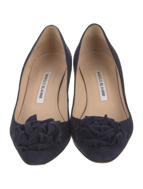 Manolo Blahnik Suede Pumps