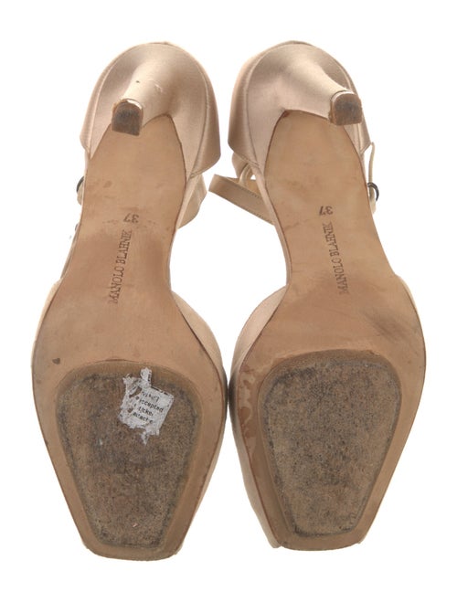 Manolo Blahnik Satin Sandals