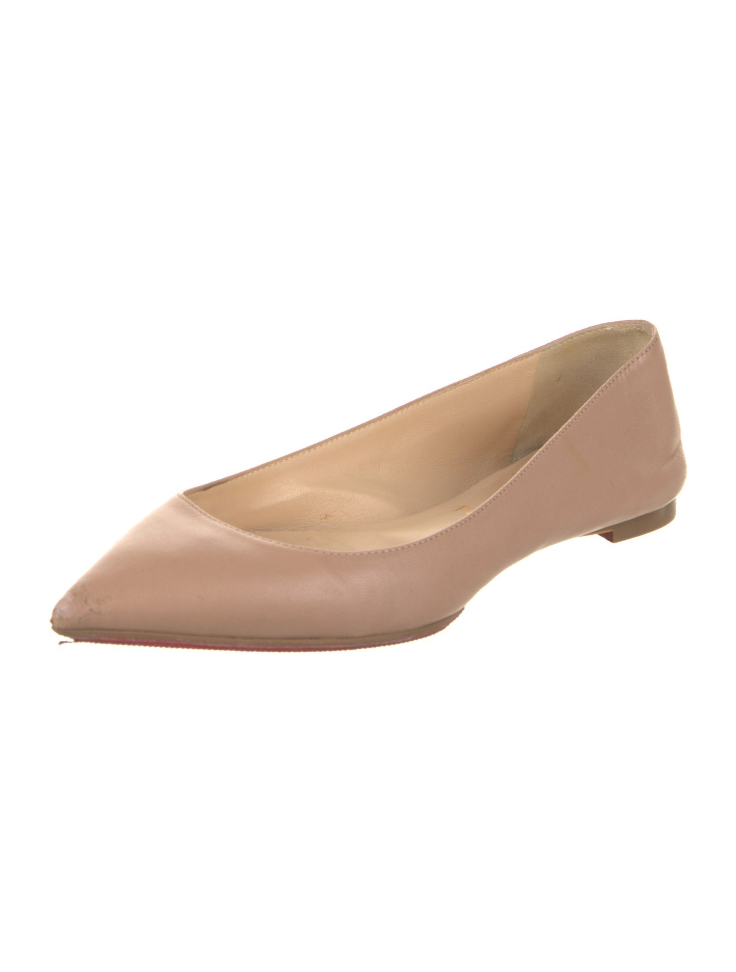 Manolo Blahnik Leather Ballet Flats