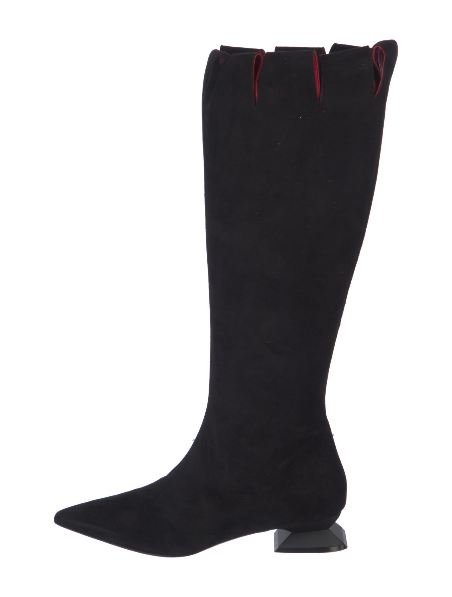 Manolo Blahnik Suede Riding Boots