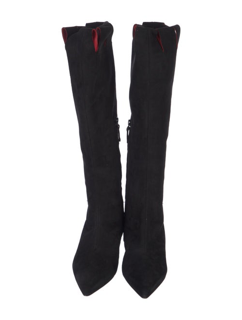 Manolo Blahnik Suede Riding Boots