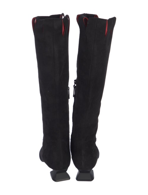 Manolo Blahnik Suede Riding Boots