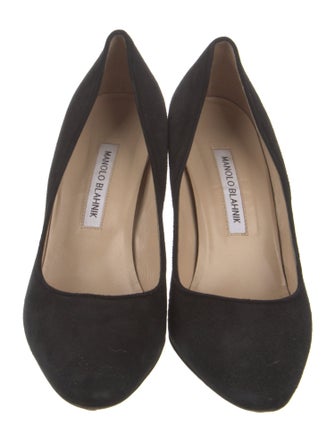 Manolo Blahnik Suede Pumps