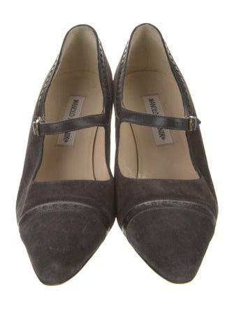 Manolo Blahnik Suede Pumps