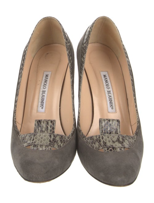 Manolo Blahnik Suede Pumps