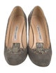 Manolo Blahnik Suede Pumps