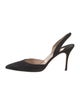 Manolo Blahnik Suede Slingback Pumps