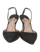 Manolo Blahnik Suede Slingback Pumps