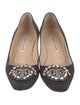Manolo Blahnik Crystal Embellishments Pumps